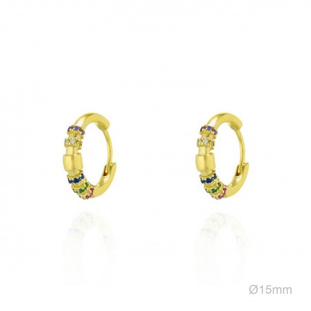 Boucles d'oreilles Zircons