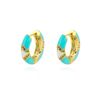 Pendientes Aro Esmalte... 2