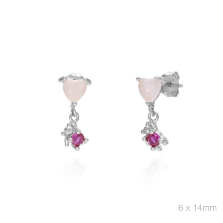 Boucles d'oreilles Zircons