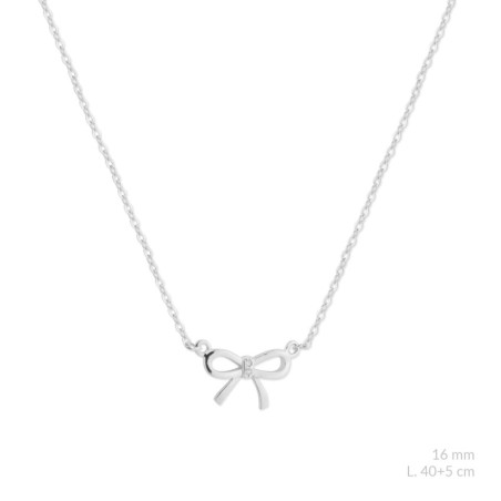 Gargantilha em Prata Esterlina e Zircões (Madrepérola)