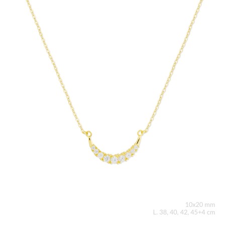 Sautoir en Argent avec oxyde de zirconium