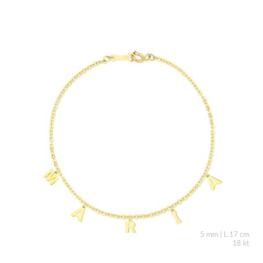 ARTÍCULOS PERSONALIZADOS JÓIAS PERSONALIZADAS em OURO 18kt