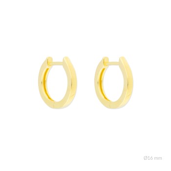 Silver earrings | Ø16mm