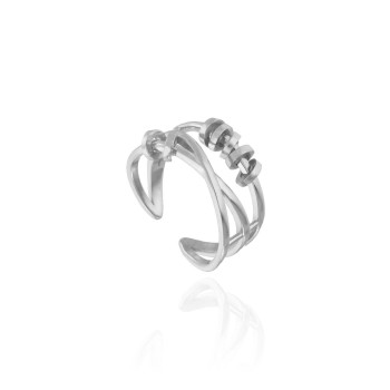 Anillo Dorado Liso Ajustable