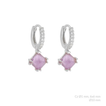 Silver earrings