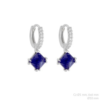 Silver earrings