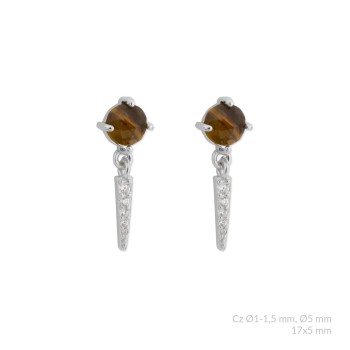 Pendientes de Plata de Ley