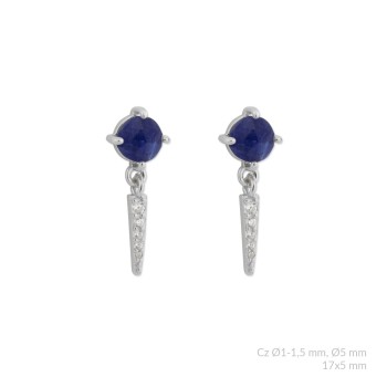 Silver earrings