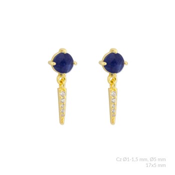Silver earrings