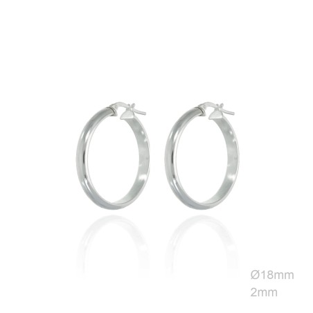 Pendientes Aro Liso 25mm