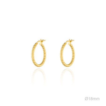 Boucles d'oreilles Argent lisse