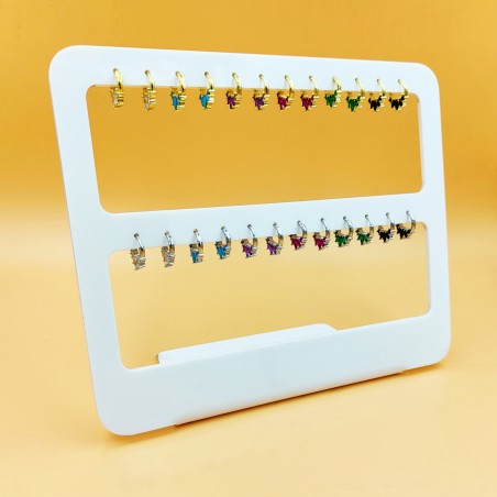 Expositor Circonita Pendientes Tragus 