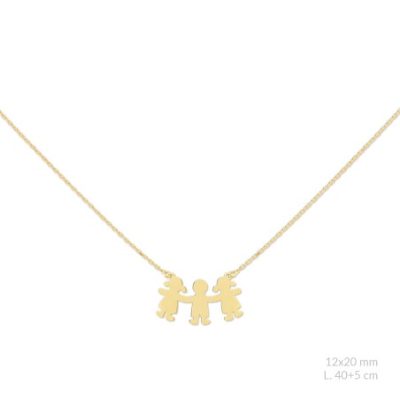 Sautoir en Argent | Fille / Garçon / Fille