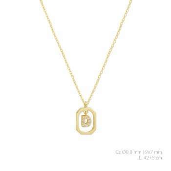 Silver necklace | D