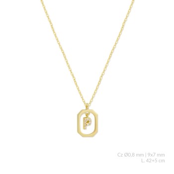 Silver necklace | P
