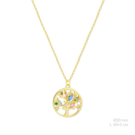 Sautoir en Argent avec oxyde de zirconium