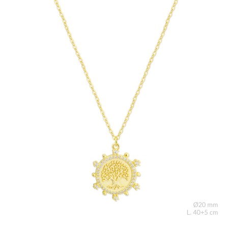 Sautoir en Argent avec oxyde de zirconium