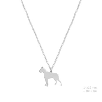 Sautoir en Argent | Boxer