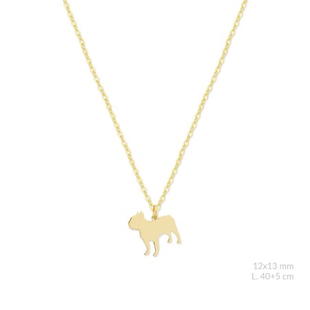 Sautoir en Argent | French Bulldog
