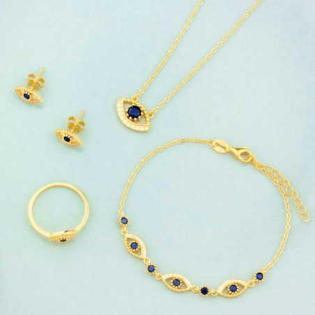 Anillo de Plata de Ley con circonitas