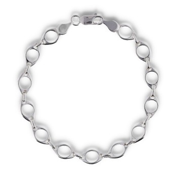 Bracelets Argent lisse 2