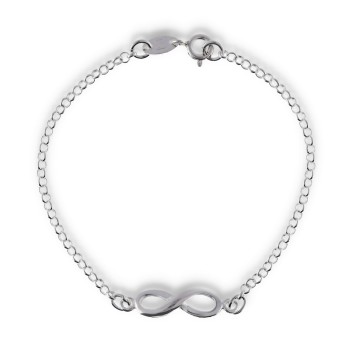 Pulsera Infinito Rolo Plata... 2