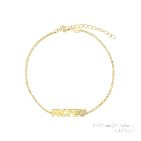 Bracelet en Argent avec oxyde de zirconium