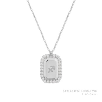 Sautoir en Argent avec...