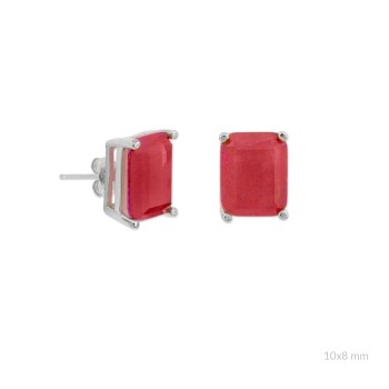 Silver earrings