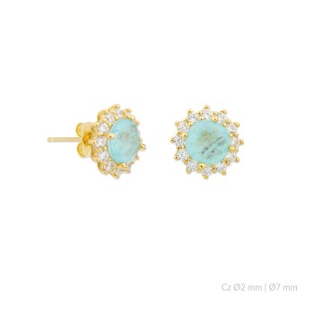 Silver earrings
