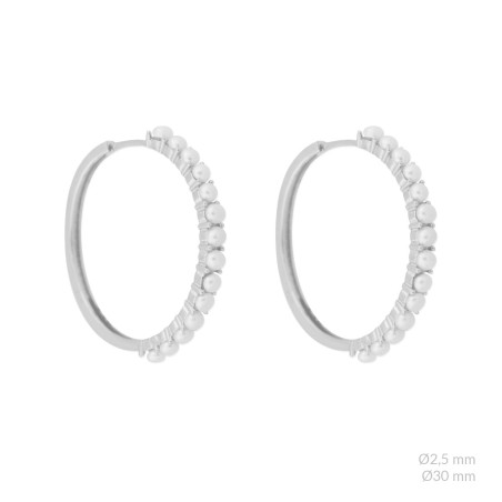 Pendientes de Plata de Ley 