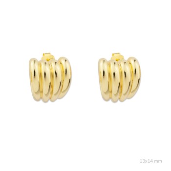 Silver earrings