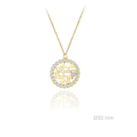 Garg. Tq Mamá piedras azules Dor.