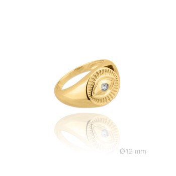 Sortija Ojo Dorada 2