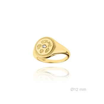 Anel de Prata Esterlina e... 2