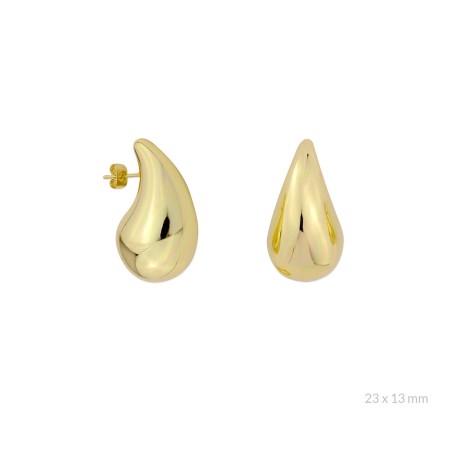 Brincos de Prata Esterlina | 23x13 mm