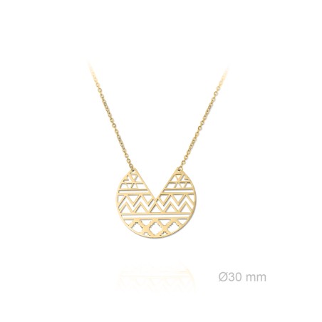 Gargantilla Colecc. Azteca Dorada