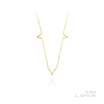 Gargantilla de Plata de Ley 2