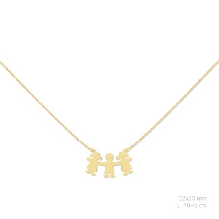 Sautoir en Argent | Fille / Garçon / Fille