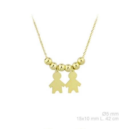 Gargantilla Niño-niño Dorada