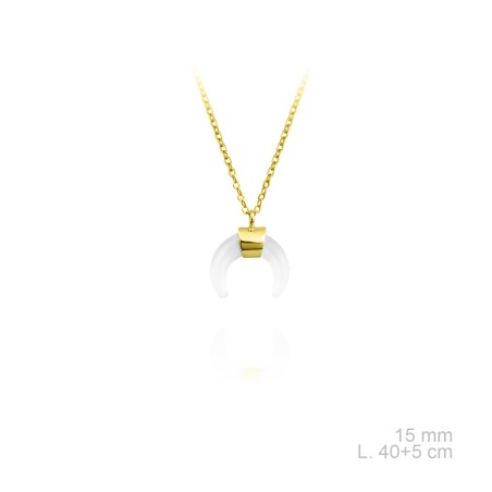 Gargantilla de Plata de Ley y circonitas