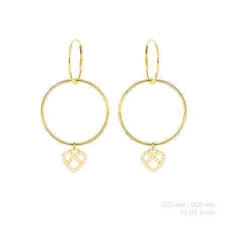 Boucles d'oreilles en Argent