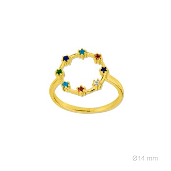 Sortija Arcoiris Círculo 2