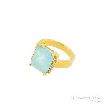 Bague en Argent avec oxyde... 2