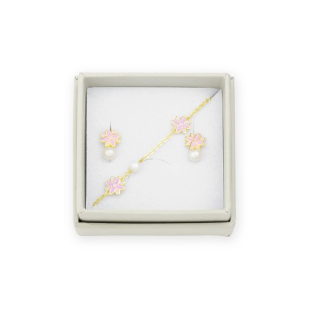 Prata Esterlina Pack - Brincos e pulseira