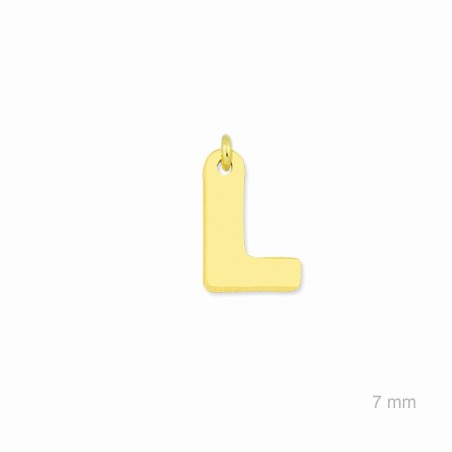 Charm de Plata de Ley (Letra L)