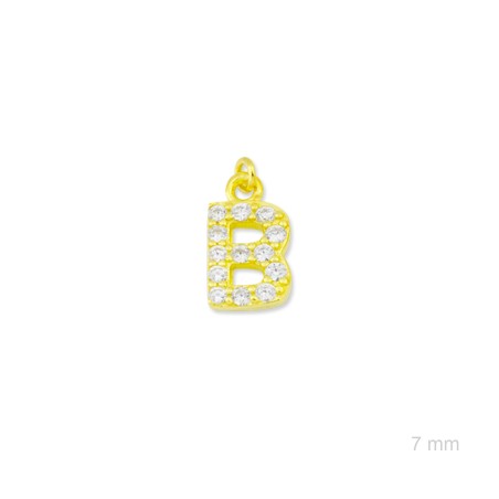 Charm de Plata de Ley (Letra B)