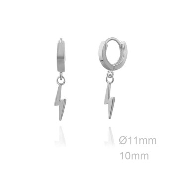 Pendientes Aro Rayo Liso