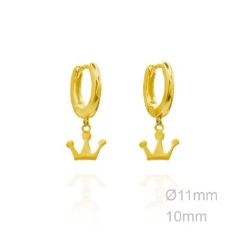 Pendientes Aro Dorado...
