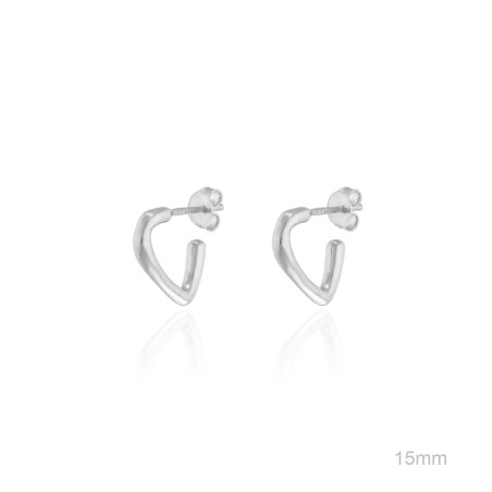 Boucles d'oreilles Argent lisse